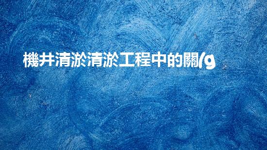 機井清淤清淤工程中的關(guān)鍵技術(shù)與實踐探討，你能否了解其背后的秘密與挑戰(zhàn)？